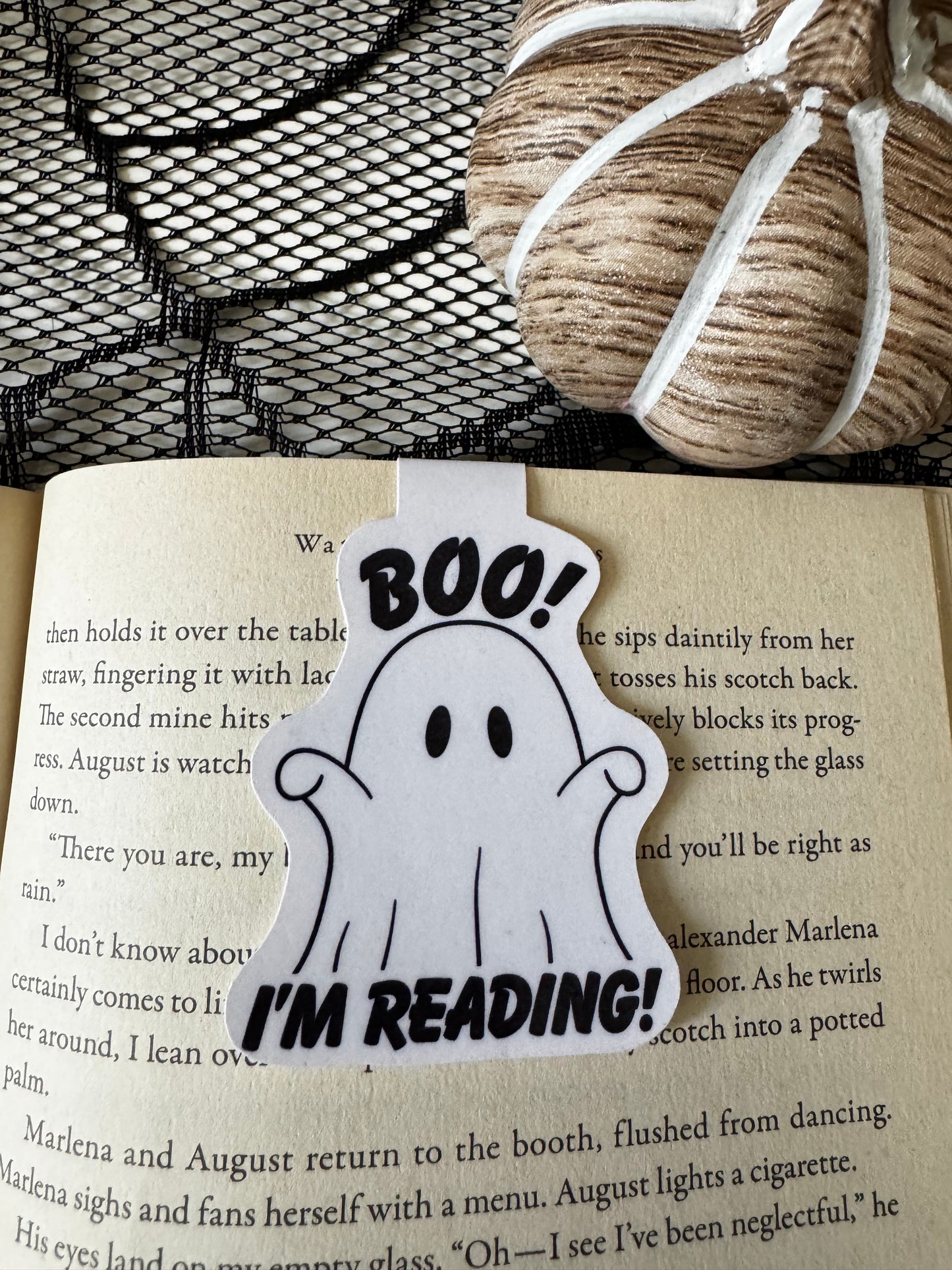 Boo! I’m Reading Magnetic Bookmark