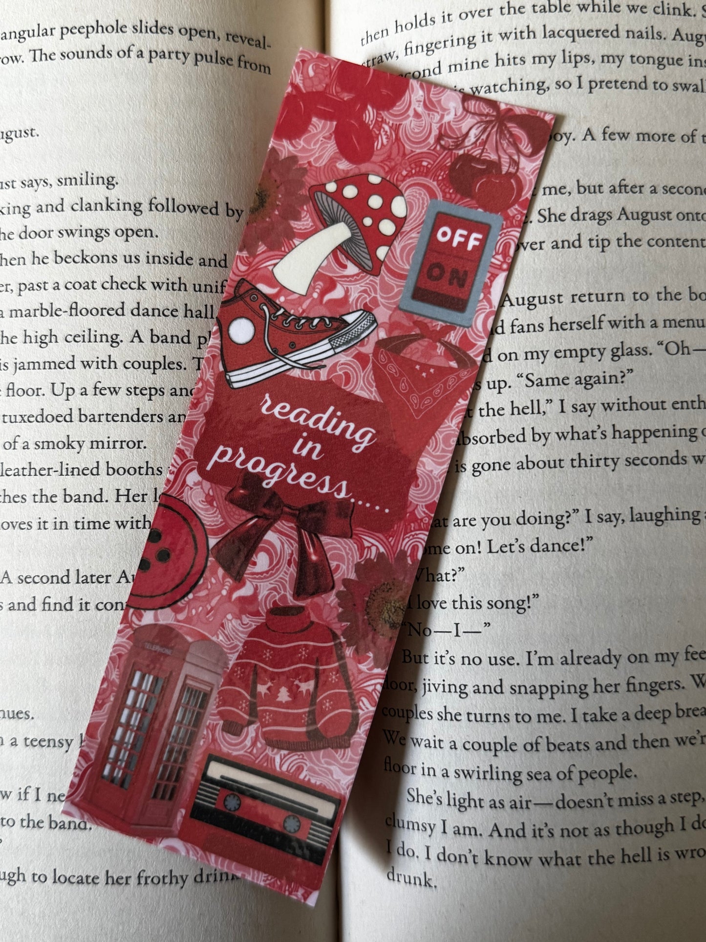 Reading in Progress Bookmark