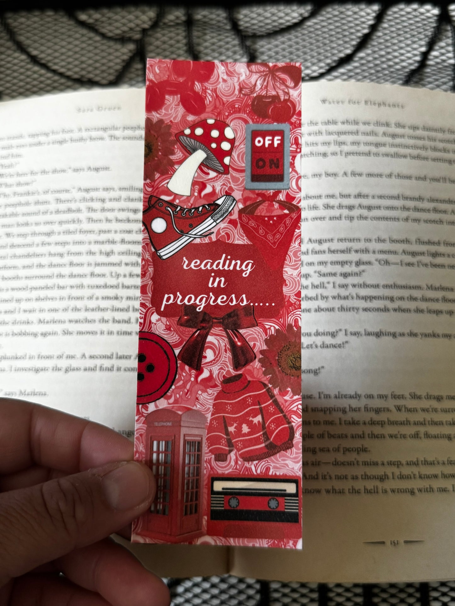 Reading in Progress Bookmark
