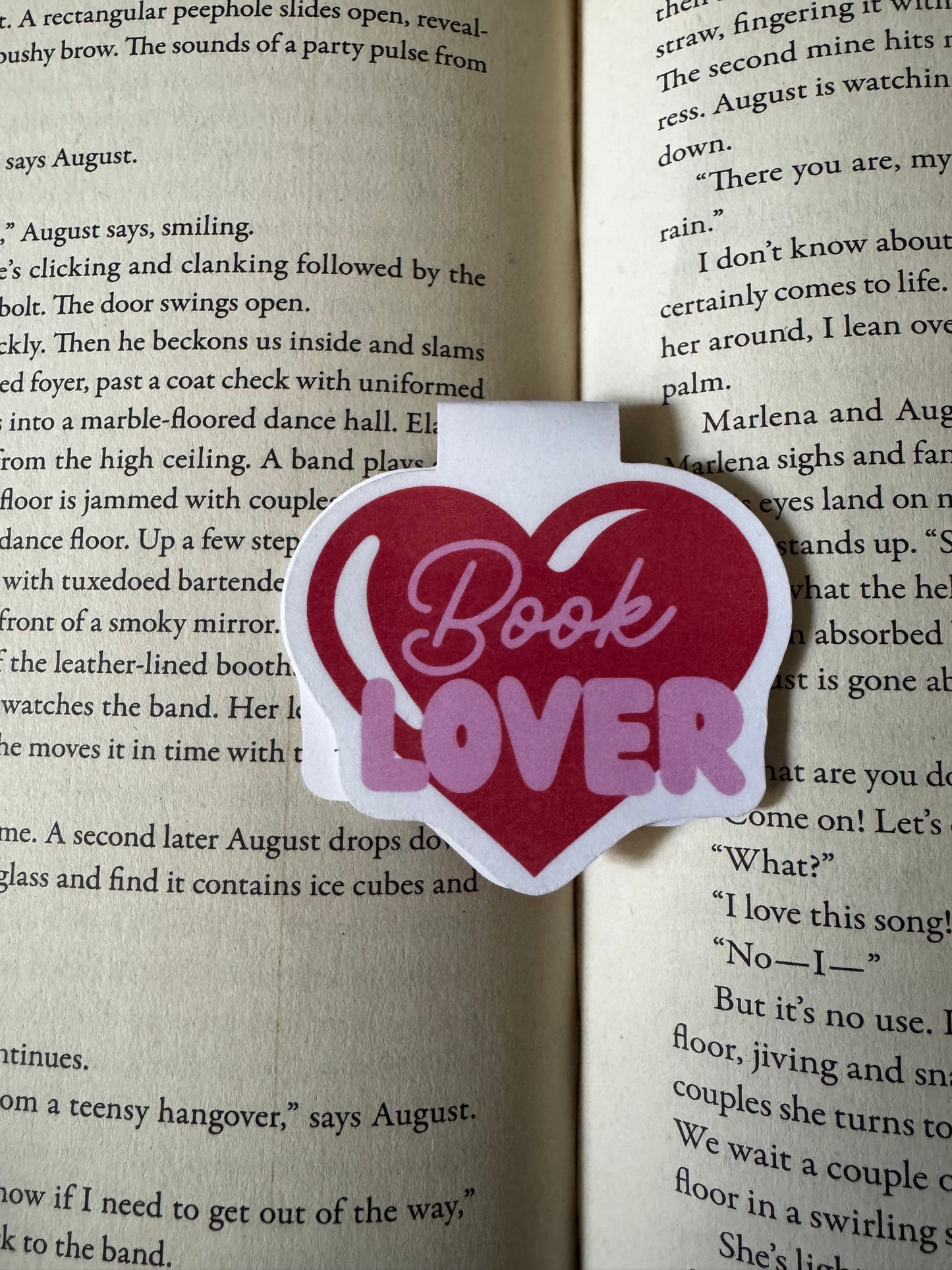 Book Lover Magnetic Bookmark