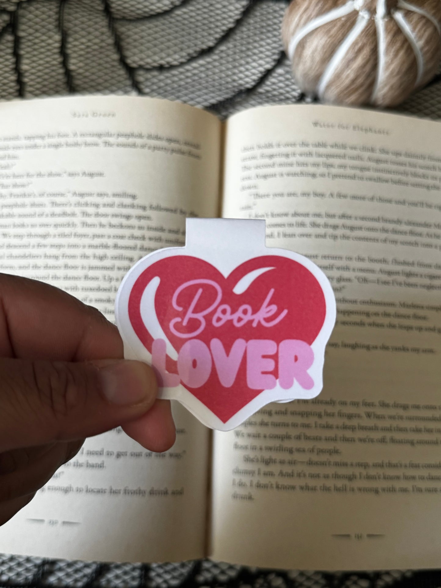 Book Lover Magnetic Bookmark