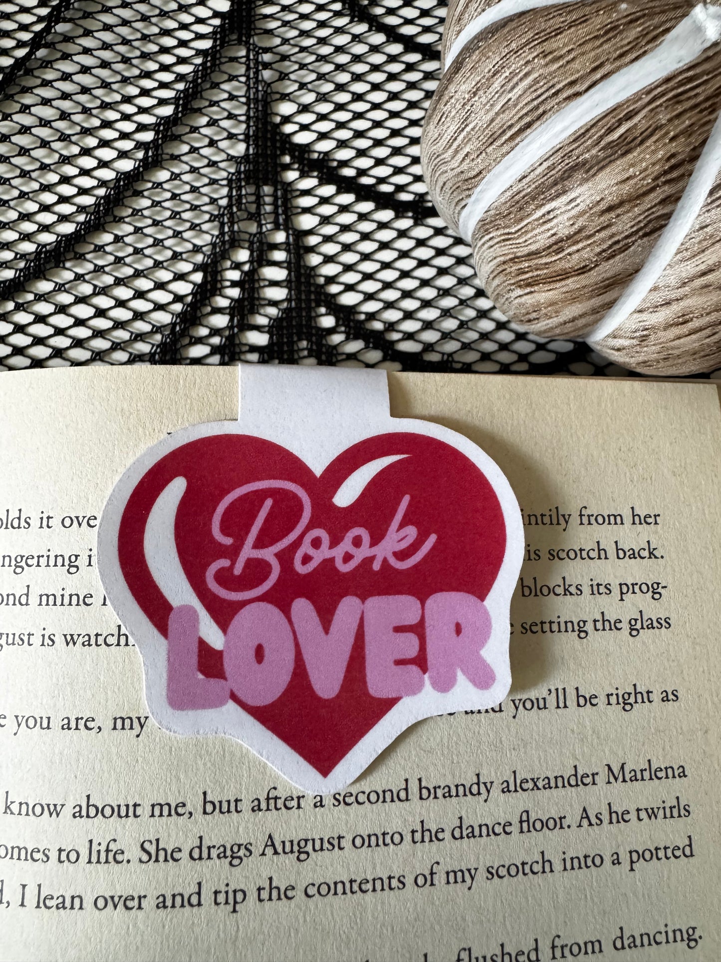 Book Lover Magnetic Bookmark