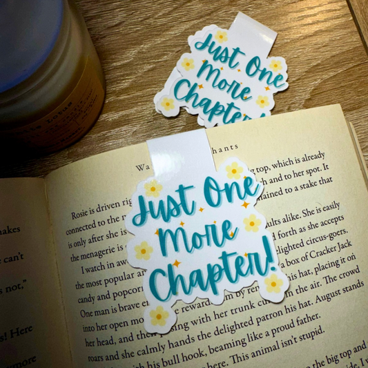 Just One More Chapter Magnetic Bookmark