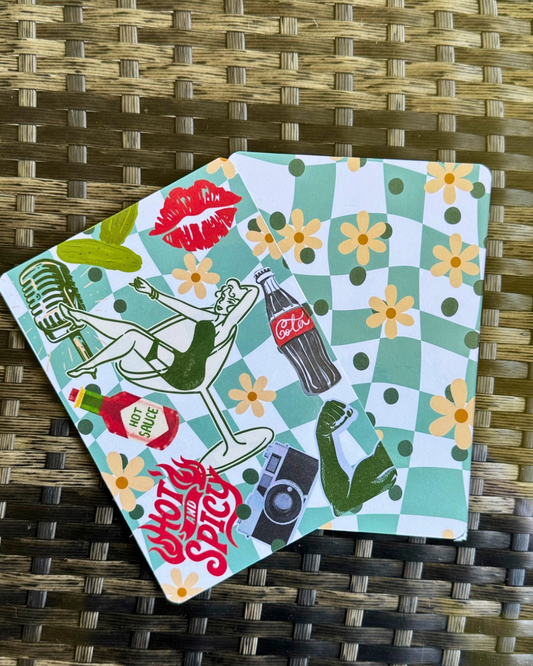 Green Vintage Large Bookmark